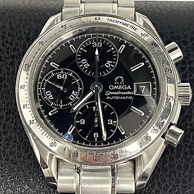 Omega Speedmaster 3513.50.00 Automatic Black Dial From 1990s.  Good Condition • $2000