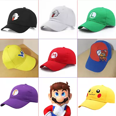 Mario Luigi WaLuigi Boo Hat Baseball Cap / Super Mario Bros. Nintendo • $10