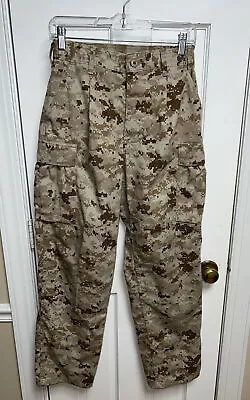 USMC Marine Corps Desert MARPAT Digital Camouflage Pants Size 28 X-SHORT • $14.99