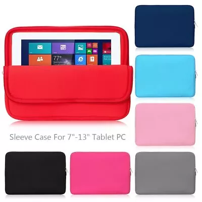 Bag Cover Protective Pouch For Apple IPad Samsung Galaxy Tab Huawei MediaPad • $9.73