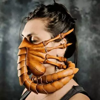 Halloween Latex Alien Face Mask Cosplay Party Scorpion Facehugger Funny Masks • $29.63