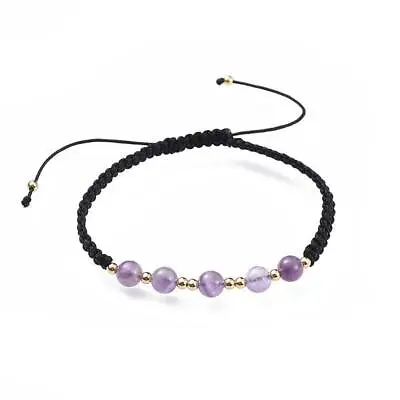 £3.89 • Buy Crystal Gemstone Bracelet Chakra Bead Natural Stones Reiki Jewellery Gift Ladies
