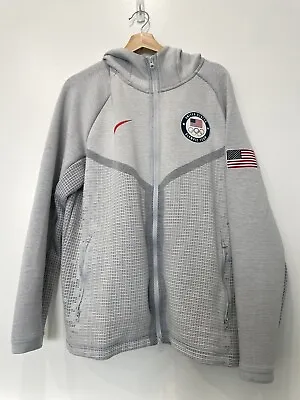 Nike Mens Sportswear Windrunner USA Olympic Team Tech Hoodie Sz Large RARE USA • $175