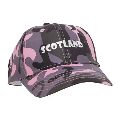 Ladies/Womens Scotland Embroidered Camouflage Baseball Cap C155 • £7.09