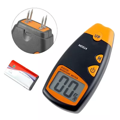 Wood Moisture Meter LCD Hygrometer Display Timber Damp Detector Range 5% To 40% • $27.63