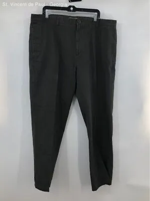 Calvin Klein Washed Black 100% Cotton Mercer Sandwash Twill Chino Pants - 42x32 • $9.99