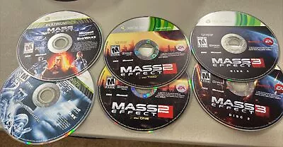 Mass Effect Trilogy Xbox 360 Games  1 2 & 3 Disc Only Lot • $11.99