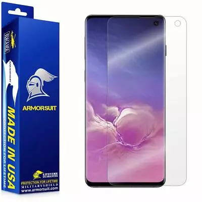 [2 Pack] ArmorSuit MilitaryShield Samsung Galaxy S10 HD Film Screen Protector • $10.95