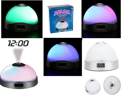 £7.99 • Buy LED Projection Display  Colour Change Alarm Clock Kids Room Night Table Lamp