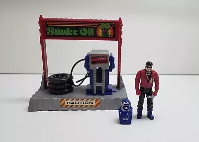 Vtg 1987 Kenner MASK Pit Stop Catapult VENOM Fueling Station Sly Rax Complete • $65