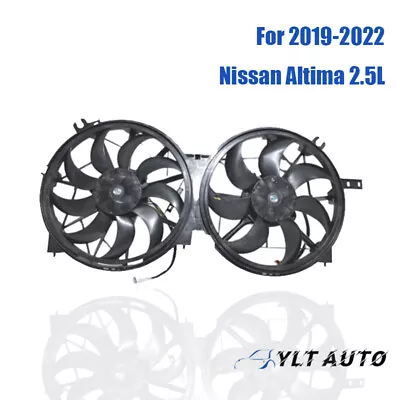 Radiator Cooling Fan Assembly NI3115161 For 2019-2022 Nissan Altima 2.5L 4-Door • $59.22