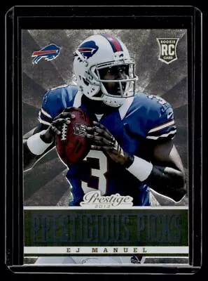 2013 Panini Prestige Prestigious Picks Gold EJ Manuel RC Buffalo Bills #4 • $1.49