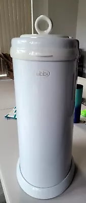 Ubbi Steel Diaper Pail - White • $40