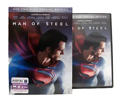  MAN OF STEEL (2013)  2-Disc Special Edition DVD (2013) Superman • $3.99