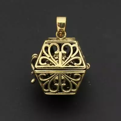 Vintage Harmony Ball Mexican Bola Chiming Pendent Pregnancy Gift Free Shipping  • $30.60