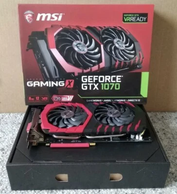 $550 • Buy MSI GTX 1070 Gaming X 8GB GDDR5 Graphics Card, Perfect Condition In Original Box