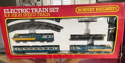 Hornby BR HST 125 High Speed Train Set R695 Wth Track & R912 Controller OO Boxed • £80