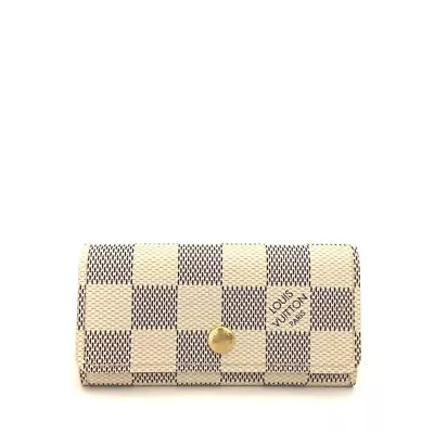 Louis Vuitton Damier Azur Multicles 4 Ring Key Case/6Y0102 • $1