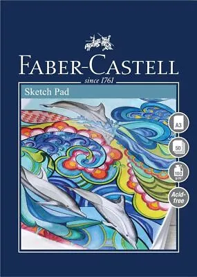 Faber-Castell Creative Studio Sketch Pad A3 100 Gsm Pad Of 50 Sheets • £13.84