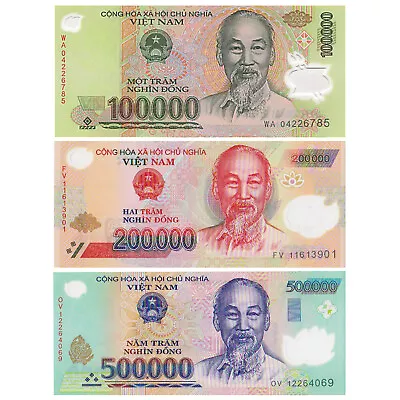 One Million Vietnamese Dong VND (1000000 Vietnam) Includes COA • $72.21