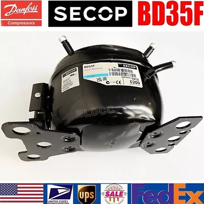 Secop BD35F DC Mobile Reciprocating Compressor 12V/24V Danfoss R134a 101Z0200 • $139.99