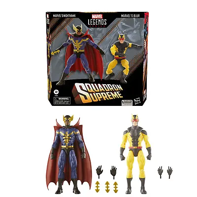 Marvel Legends 6in Nighthawk And Blur  Figure Set New Squadron Supreme • £47.90