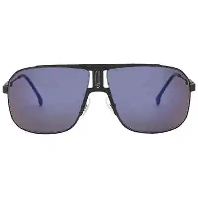 Carrera Blue Grey Mirror Navigator Men's Sunglasses CARRERA 1043/S 0003/XT 65 • $36.99