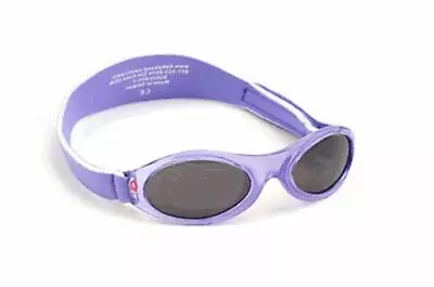 Kidz Banz Sunglasses 100% UV Protection Soft  Band Lilac Children 2-5 Years • £11.45