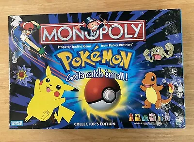 Pokémon Monopoly Collectors Edition Vintage 1999 • $25