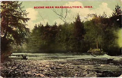 Scene Near Marshalltown Iowa Divided Unposted Postcard C1910 • $5.40