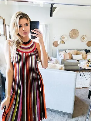 Stunning Missoni Multi Stripe Dress Size 42 • $179