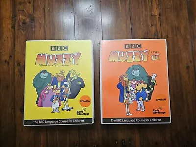 Muzzy The BBC Language Course For Children Level 1 & 2 DVD And Workbooks Spanish • $35