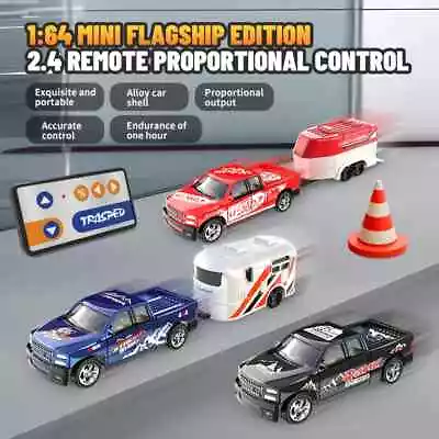 1/64 Mini RC Car 2.4G Remote Control Cars Drifting Alloy Truck Off-Road Vehicle • $13.21