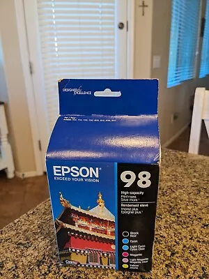 05-2023 GENUINE Epson 98 Ink C13T098820 T0981-T0983-T0986 ARTISAN 700 710 725 • $58.99