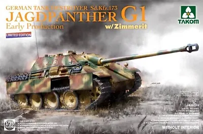 1/35 Takom #2125W Jagdpanther G1 Early With Zimmerit • $54.95