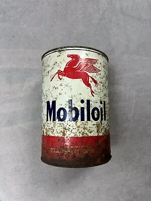 Vintage Mobiloil Socony-Vacuum Oil Company Pegasus 5 Quart Oil Can Empty 9 1/2   • $69