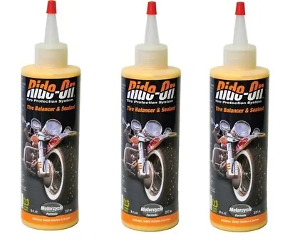 Ride-On TPS Tire Sealant Balancing System 41208 Flat Fix 3 X 8 Oz Harley Motorcy • $53.85