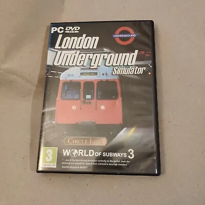 PC DVD Game London Underground Train Simulator Hours Of Fun World Of Subways 3 R • £4.80