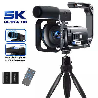 2024 Campark 5K Digital Video Camera 56MP UHD 18x Zoom Camcorder DV Cameras • $200.99