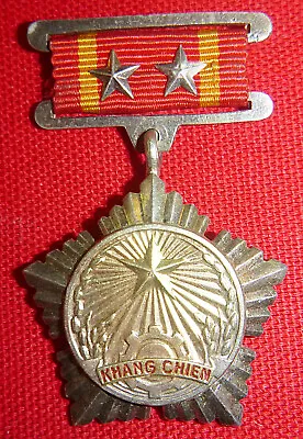 1st Class Khang Chien Medal - VC RESISTANCE ORDER Viet Cong Vietnam War M.112 • $103.33