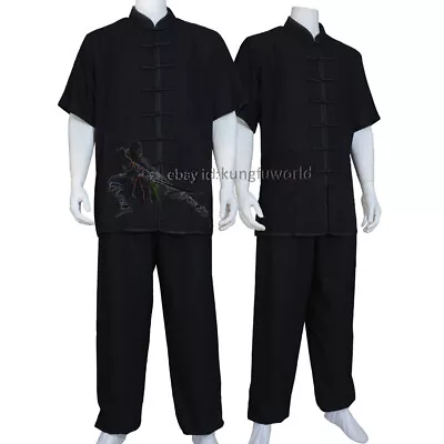 Tai Chi Uniform Kung Fu Martial Arts Wing Chun Suit Chinese Wushu Clothes • $40.50