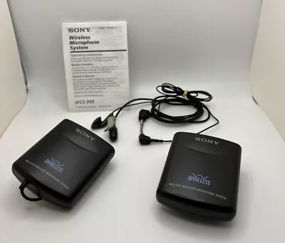 £76.59 • Buy Sony Wireless Microphone System (model WCS-999T) Never Used