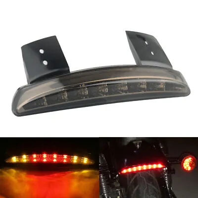 Smoke Motorcycle Bobber Chopper Cafe Racer LED Rear Turn Signal Brake Tail Light • $21.35