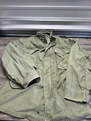 Vintage 70s Vietnam US Army M-65 Green Cold Weather Field Jacket • $44.99