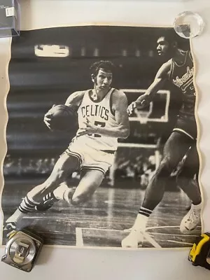 RARE Vintage 1974 NBA Finals J Havlicek Celtics Vs Kareem Milwaukee Bucks Poster • $49.99