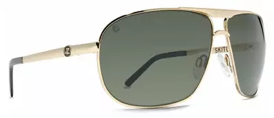 NEW Von Zipper Skitch Sunglasses-GGN-Gold-Vintage Grey Lens • $104