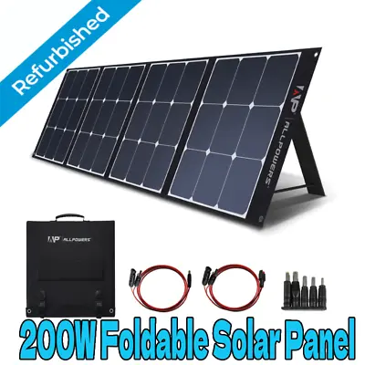 ALLPOWERS 200W Foldable Mono Solar Panel Refurbished  For Solar Powe RGenerator • $195