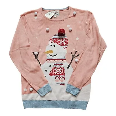 Daisys Boutique Ugly Christmas Sweater Snowman Winter Womens Sz Large • $18.99