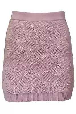 Ronny Kobo Wool Blend Mini Skirt Small • $212.09