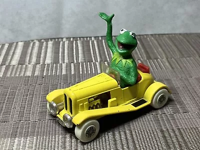 Muppets Kermit The Frog In Diecast Yellow Roadster Vintage 1979 Corgi 4  • $14.95